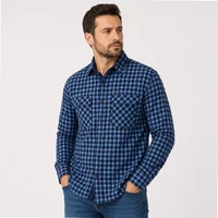 Рубашка Мужская c мехом (XL-5XL)