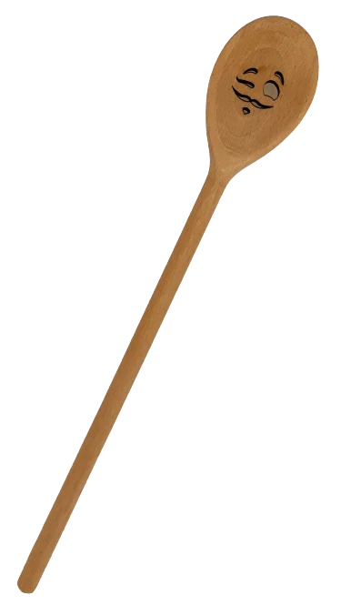 Lingura lemn decupata 35 cm