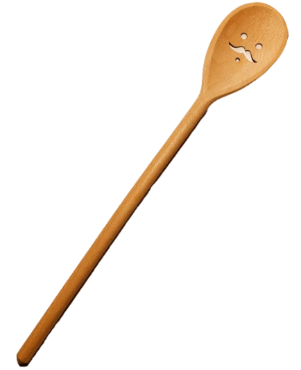 Lingura lemn decupata 35 cm