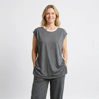 Set Dame maiou cu pantaloni 3 sferturi