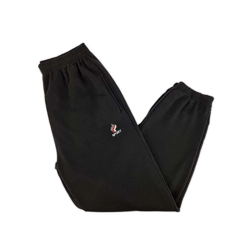 Штаны спортивные мужские (XL-5XL) черный, серый 2