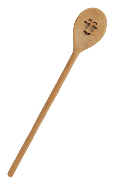 Lingura lemn decupata 35 cm