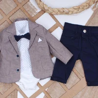 Costum Bebe 3 pcs (3-9 luni) 2