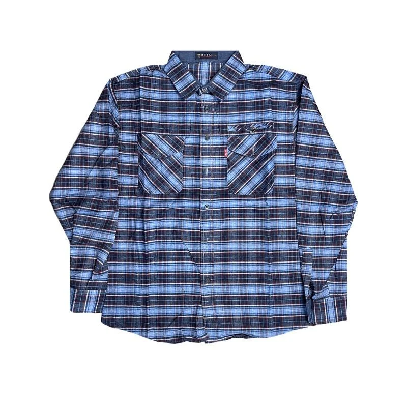 Camasa Barbati cu mineca lunga,nasturi (XL-5XL) 2
