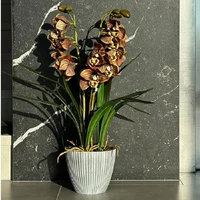 Orhidee decorativa in ghiveci 70 cm 2