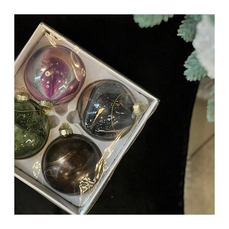 Set globuri 4 buc Ø 8 cm 4