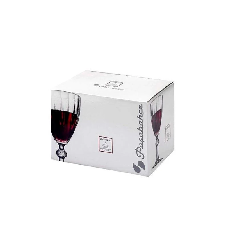 Set pahare vin rosu Diamond 6 pcs / 245 ml 2