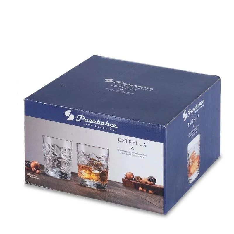 Set pahare Estrella 4 pcs / 360 ml 2