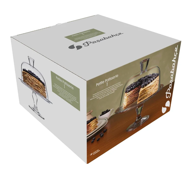 Platou pe picior cu capac Petite Patesserie 3