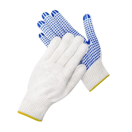 Manusi de lucru tricotate PVC