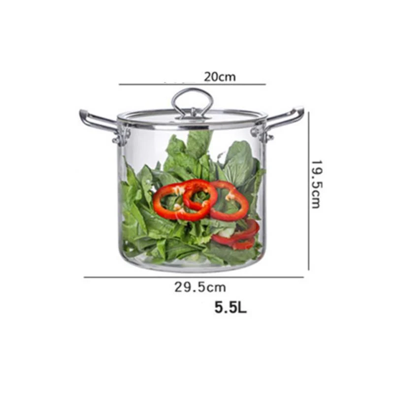 Cratita din sticla 5.5 L 2