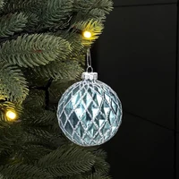 Set 2 Globuri pentru brad 9,5x8x8 cm