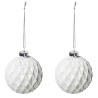 Set 2 Globuri pentru brad 10x8x8 cm 2