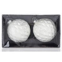 Set 2 Globuri pentru brad 10x8x8 cm 3