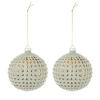 Set 2 Globuri pentru brad 11x10x10 cm 2