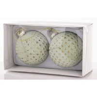 Set 2 Globuri pentru brad 11x10x10 cm 3