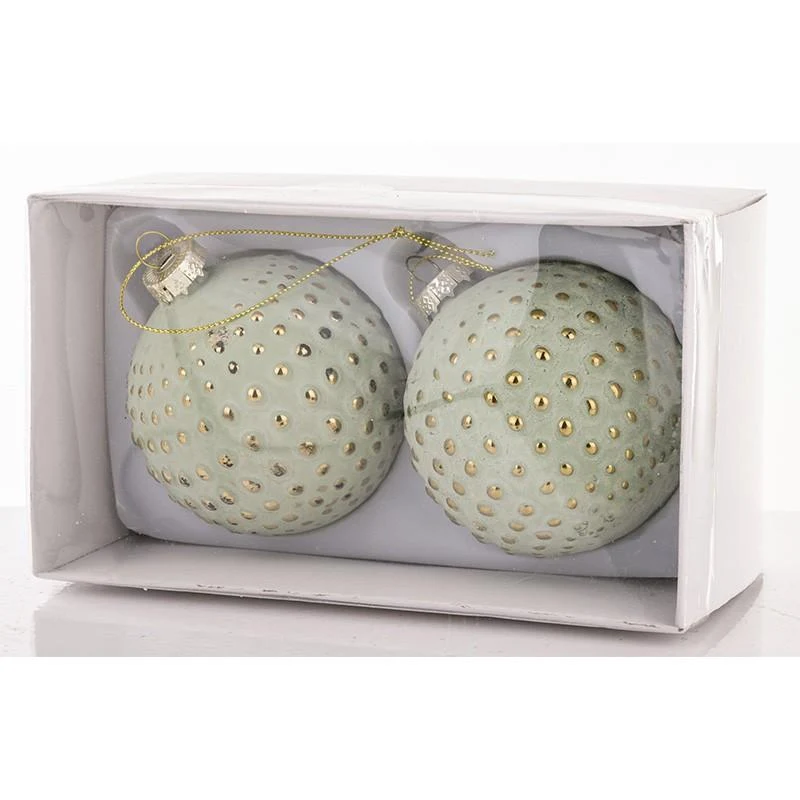 Set 2 Globuri pentru brad 11x10x10 cm 3
