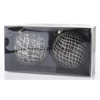 Set 2 Globuri pentru brad 10x10x10 cm 3