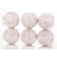 Set 6 Globuri pentru brad 10x9x9 cm 2