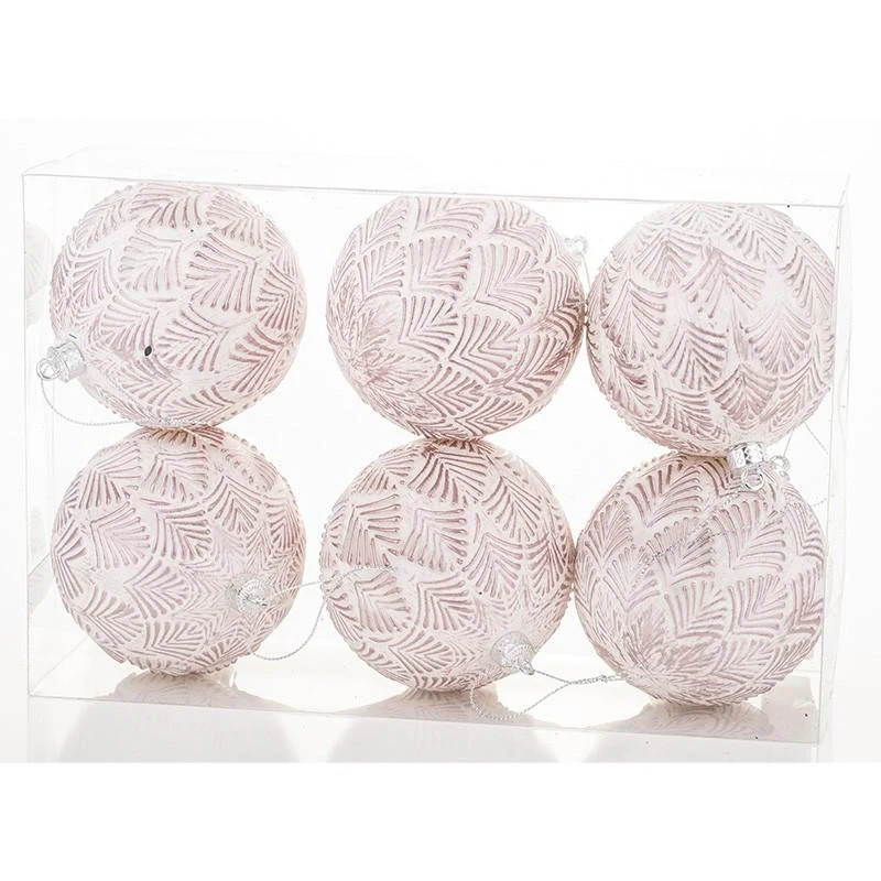 Set 6 Globuri pentru brad 10x9x9 cm 2