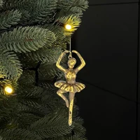 Елочная игрушка Балерина 12х5х3 см