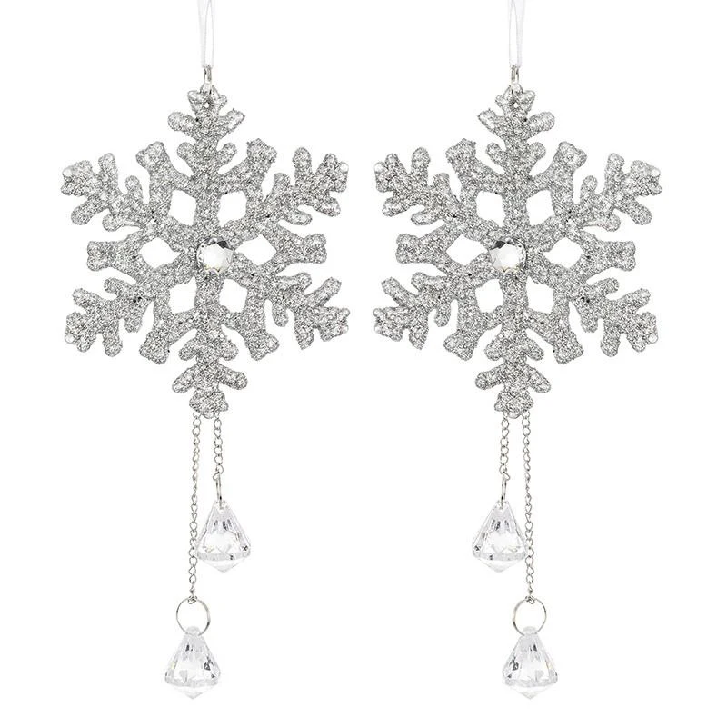 Set 2 decoratiuni brad Fulg 19,5x9x2 cm 2