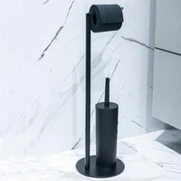 Perie WC cu suport hirtie (20x20x65) 2
