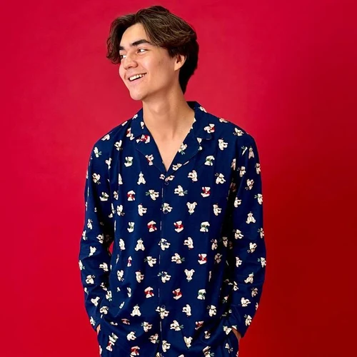 Pijama Barbati (camasa m.lunga cu pantaloni) AN (M-3XL)