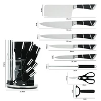 Set cutite bucatarie cu suport 2