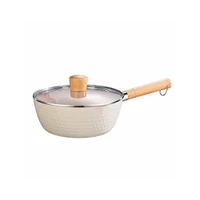 Cratita cu maner,capac Ø 18 cm