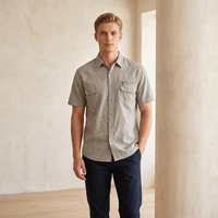 Camasa Barbati cu mineca scurta (XL-5XL)
