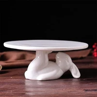 Platou pe picior ceramica 29.5 cm 2