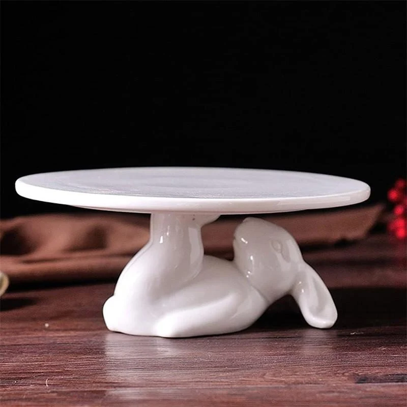 Platou pe picior ceramica 29.5 cm 2