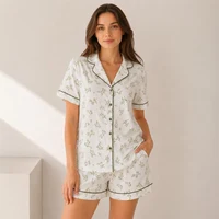 Женская пижама (рубашка+шорты) (S-2XL) 7