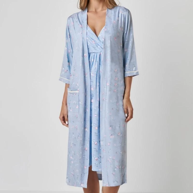 Set Dame (halat cu camasa de noapte) (S-2XL) 5