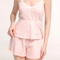 Pijama Dame (maiou bretele cu sorti) (S-2XL) 2