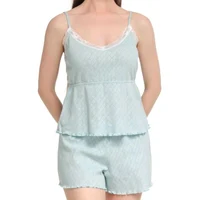Pijama Dame (maiou bretele cu sorti) (S-2XL) 3