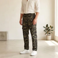 Pantaloni sport Barbati fara manset camuflaj (50-60)
