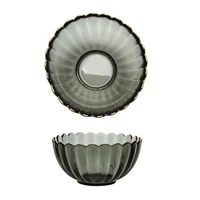 Bol sticla fumuriu (6.5x8x15.5)
