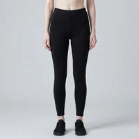 Leggins Dame negru (48-56)