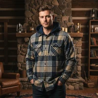 Рубашка Мужская c мехом (XL-5XL) 2