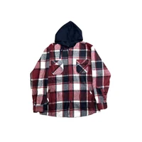 Camasa Barbati cu blana,gluga,nasturi (XL-5XL)
