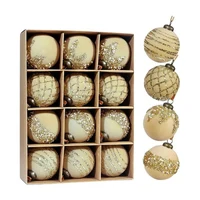 Set 12 Globuri pentru brad 8 cm