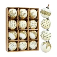 Set 12 Globuri pentru brad 8 cm
