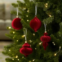 Set 4 Globuri pentru brad 2