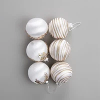 Set 6 Globuri pentru brad 6 cm 2
