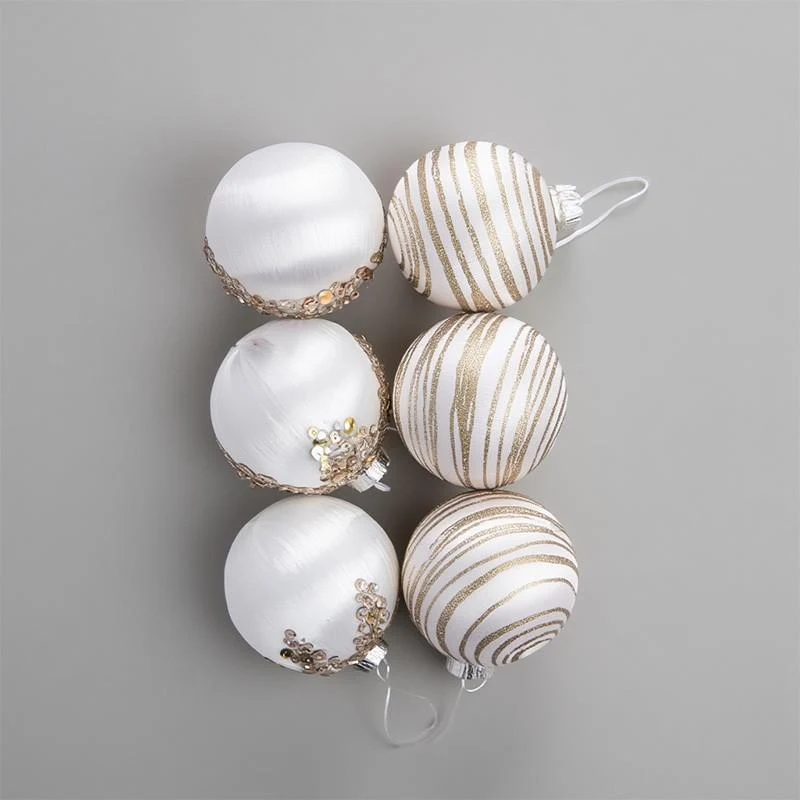 Set 6 Globuri pentru brad 6 cm 2