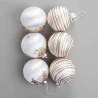 Set 6 Globuri pentru brad 10 cm 2