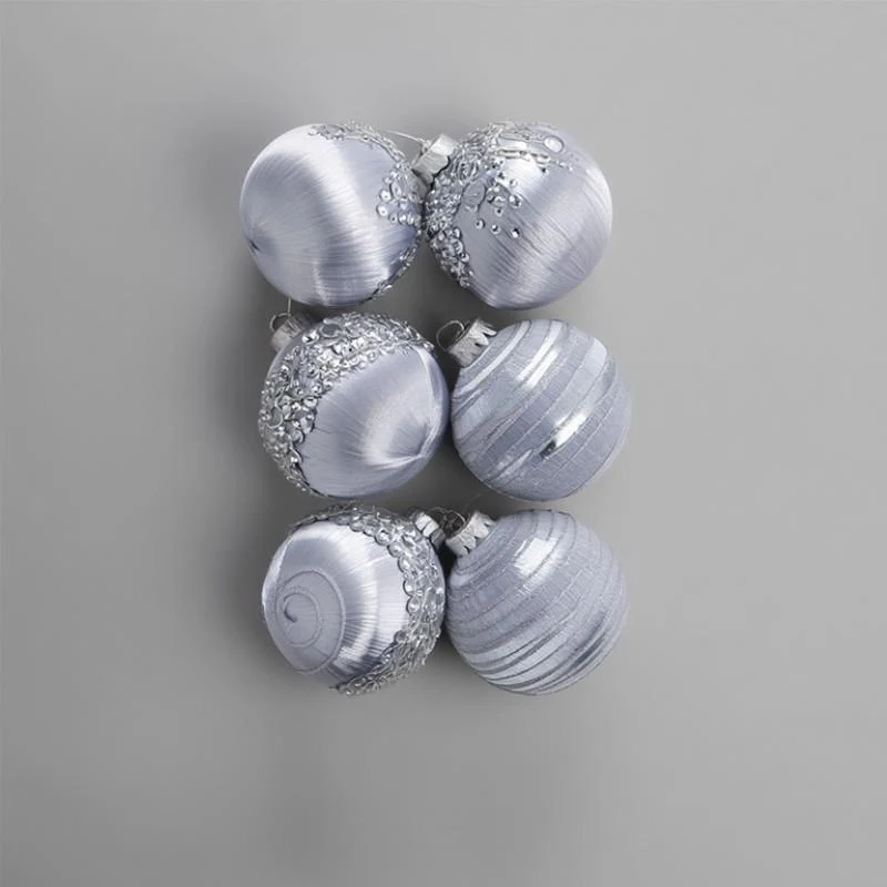 Set 6 Globuri pentru brad 6 cm 2