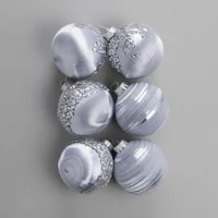 Set 6 Globuri pentru brad 10 cm 2